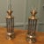 Vintage Etched Glass 6-Sided Candle Lanterns, 1970, Set of 2 For Sale - Image 6 of 9