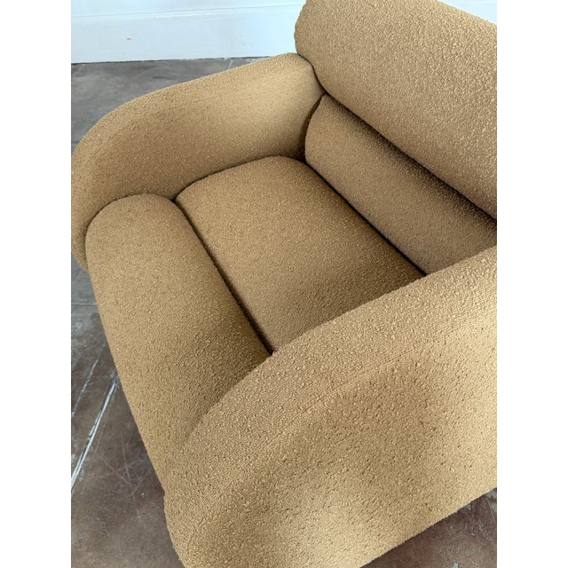 Vintage 1980's Attributed to Vladimir Kagan Arriviste Roll Back Lounge Chairs For Sale - Image 9 of 14