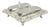 Vintage Poole Lancaster Rose Victorian Silver Plated Twin Double Butter Dish (B) For Sale