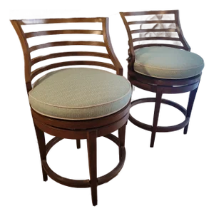 1980s Tommy Bahama Counter High Stools-2 Piece