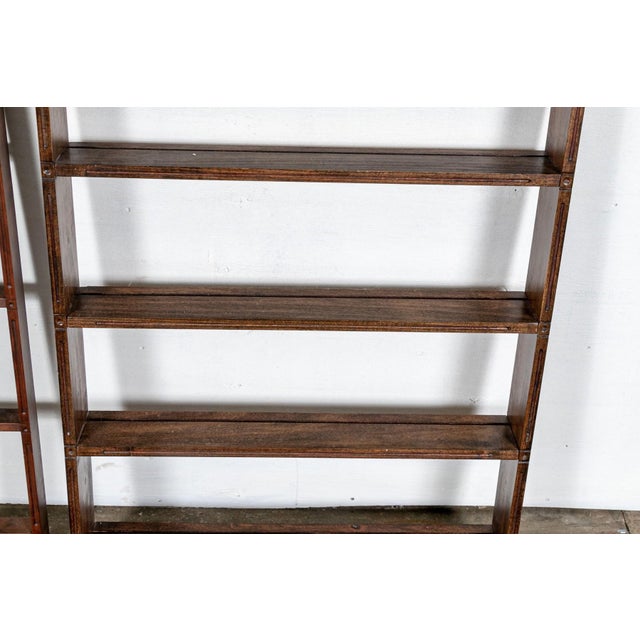 Vintage Wooden Wall Mounted Plate Racks—A Pair For Sale In New York - Image 6 of 9