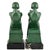 1930s Art Deco Bookends by Max Le Verrier, France, 1930s, Set of 2 For Sale - Image 5 of 12