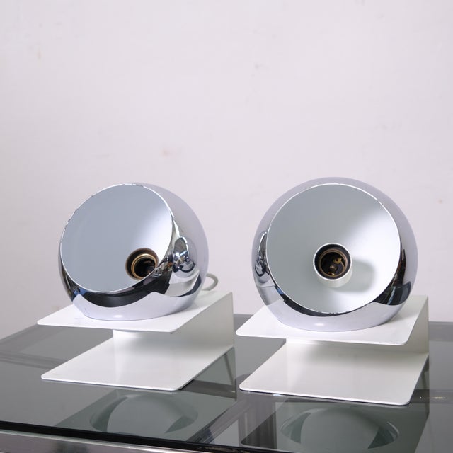 Vintage Italian Table Lamps in Metal, 1960s, Set of 2 For Sale - Image 18 of 18