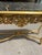 Carved Vintage Louis XV Rococo console table in Real Solid wood with Real Natural Marble Top and gilt wood legs gilded in...