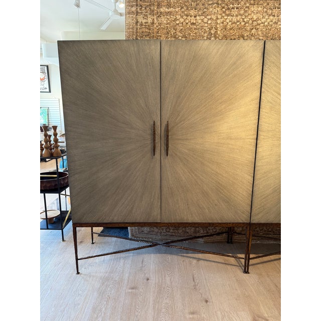 These two gorgeous custom Kneedler Fauchere | Ironies Cabinets were custom made for a very discriminating client in 2021...