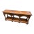 Theodore Alexander Leather Top Console Table For Sale