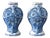 Dutch Blue and White Baluster Vases from Delft, 1700s, Set of 2 For Sale