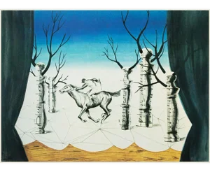 1972 After Rene Magritte "The Lost Jockey", First Edition Photogravure
