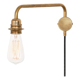 Edison Brass Wall Lamp by Sabina Grubbeson for Konsthantverk For Sale