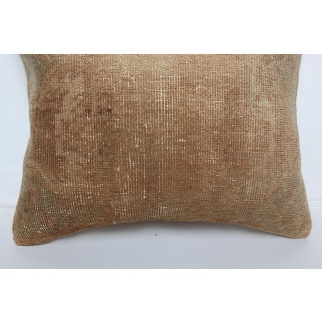 Textile Handmade Dcorative Oushak Rug Pillow Cover -18'' X 16'' For Sale - Image 7 of 11