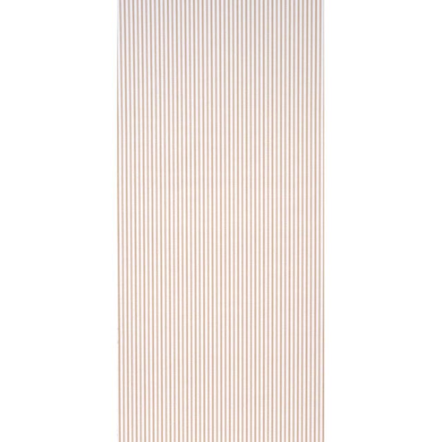 A fresh take on traditional mattress ticking, this classic stripe is made all the more charming with a running-stitch...