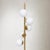 Mid-Century Modern Opalina Brass Floor Lamp, 1970 For Sale - Image 3 of 7