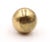 Reclaimed ball shaped cabinet or drawer knob, made of brass with a polished finish. A mounting screw is included. Good...