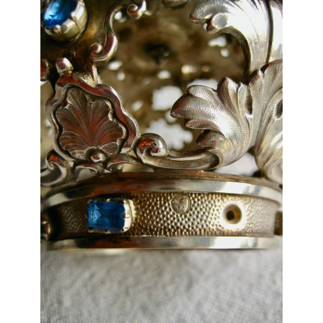 Silver Statue Crown of Jesus Statue 19 Century For Sale - Image 9 of 10