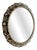 Vintage Illuminated Crystal Brass Mirror from Palwa, 1960s For Sale