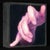 This artwork presents a delicately rendered hand, captured in a moment of graceful movement against a deep, dark...