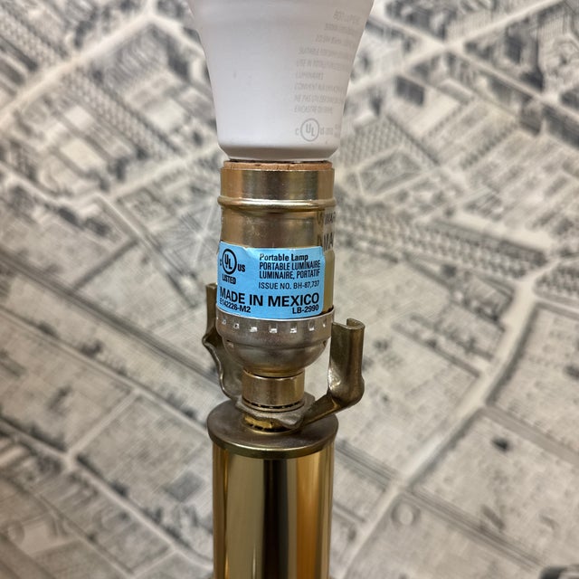 Vintage Stiffel Brass Table Lamps, Pair For Sale - Image 9 of 12