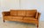 Mid-Century Danish Cognac Three Seater Sofa by Morgans Hansen For Sale - Image 11 of 18