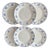 Vintage Camille Pattern Dessert Plates by Sarreguemines & Digoin, 1950s, Set of 6 For Sale