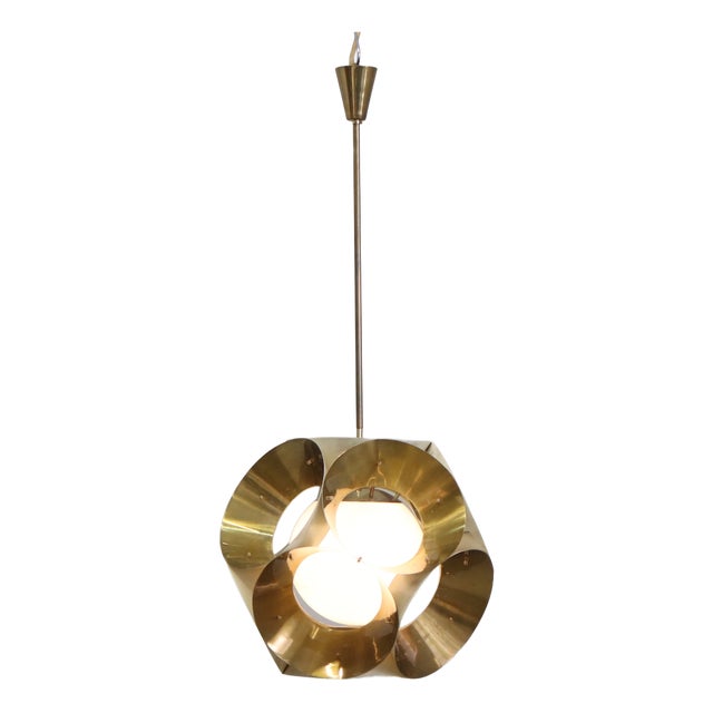 Pendant Lamp by Angelo Lelii for Arredoluce, 1963 For Sale
