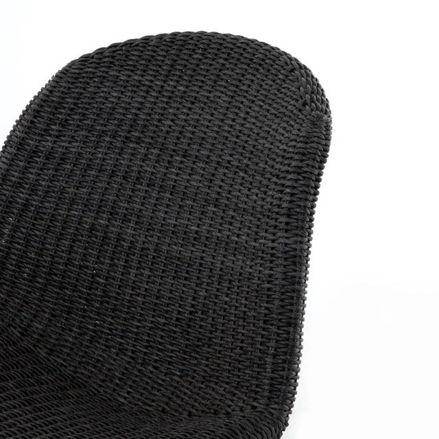 Four Hands Portia Outdoor Occasional Chair, Vintage Charcoal For Sale - Image 10 of 11