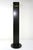 1960s Vintage Swivel Coat Rack in Black Lacquered Wood and Brass, 1960s For Sale - Image 5 of 6