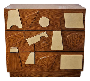 Wooden Chest of Drawers, 1980s
