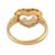 Mid 20th Century Chopard Happy Diamond 18k Yellow Gold Heart Ring, Size 4 For Sale In Los Angeles - Image 6 of 6