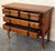 19th Century Catalan Spanish Carved Walnut Console Sofa Table, Three Drawers For Sale - Image 4 of 9