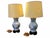 Ceramic Vintage Porcelain Chinoiserie Table Lamps Set of 2 For Sale - Image 7 of 7