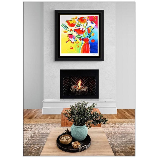 Message us to inquire about custom framing options! (Included for free with every purchase) The artwork here, "Vase of...