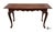 Vintage Chippendale Style Mahogany Finish Console Table For Sale - Image 9 of 9