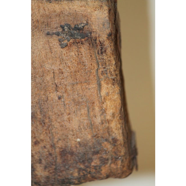 A Pair of Architectural Salvaged Wood Sculptures For Sale - Image 12 of 14
