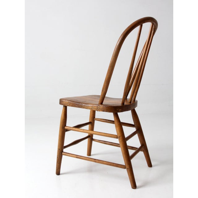 Vintage Windsor Style Spindle Back Chair For Sale - Image 12 of 13