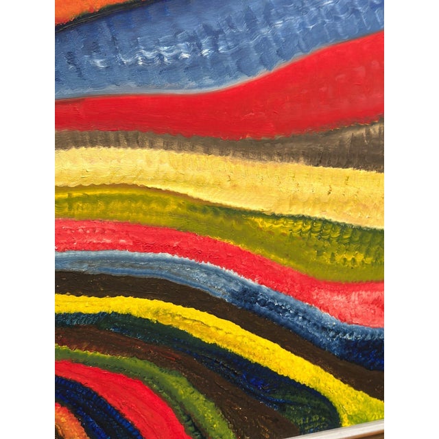 R. C. Reyes, Fantasia/Färg, 1990s, Oil on Canvas, Framed For Sale - Image 11 of 18