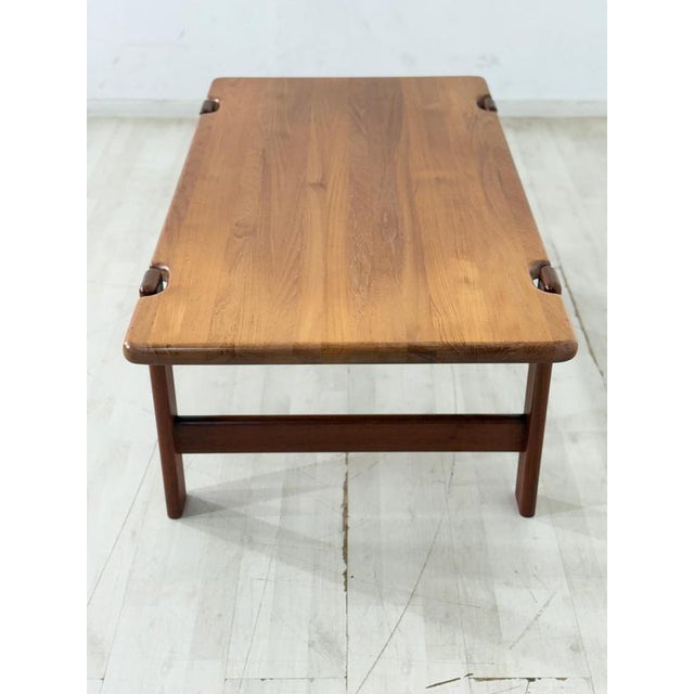 Brown Mid-Century Danish Side Table in Teak by Niels Bach, 1960s For Sale - Image 8 of 16