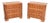 Art Deco Figured Walnut Bedside Chests, 1940, Set of 2 For Sale
