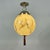 Art Deco Opaline Glass and Nickel Ball Flush Mount with Tassel, Germany, 1930s For Sale - Image 10 of 18