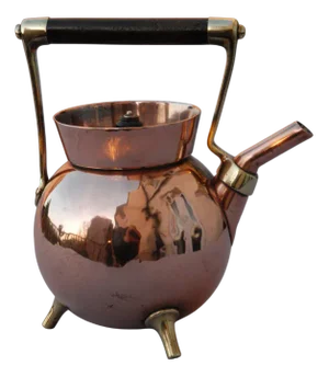 Copper and Brass Teapot by Christopher Dresser for Benham & Froud, 1885