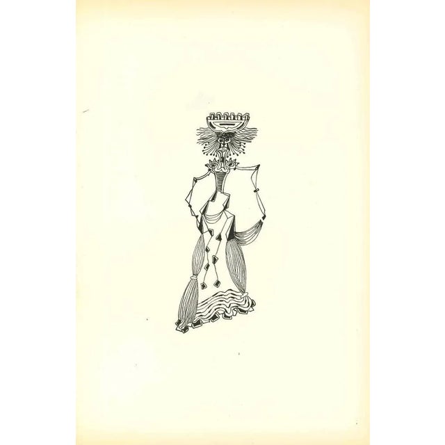 Composition Of Diodora is an original Lithography realized by Bruno Capacci in 1950. The artwork is part of an edition in...