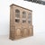 Beige Oak 6-Door Bookcase, 1950s For Sale - Image 8 of 8