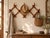Rustic European Bulgarian Faux Bamboo Expandable Peg Rack, Mid 20th Century Accordion Coat and Hat Hooks For Sale - Image 3 of 4