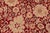 Shabby Chic 1990's Pak-Persian Red/Green Wool Rug - 6'2'' X 8'11'' For Sale In New York - Image 6 of 9