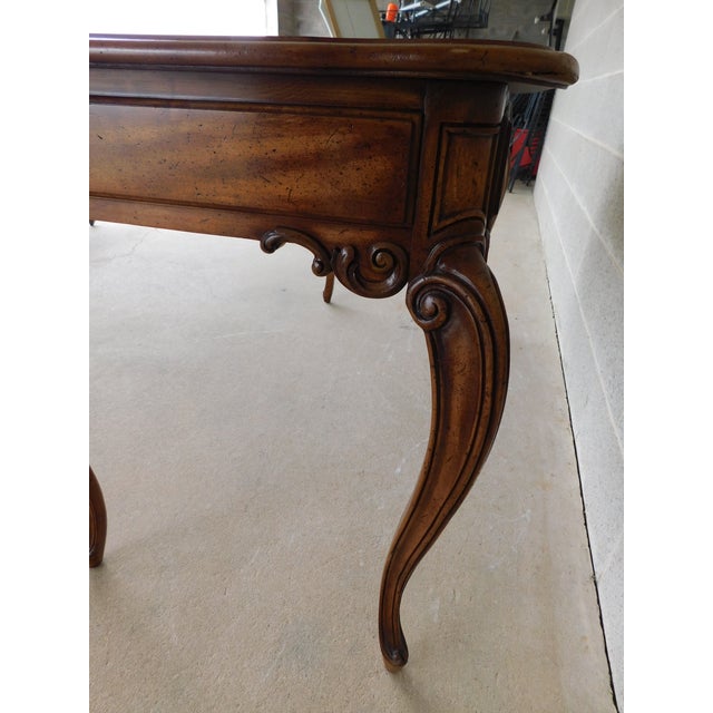 Weiman Tables French Louis XV Style ⁣⁣⁣Parquetry Inlaid Writing Desk 52"w For Sale - Image 16 of 18