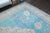 1960s 1960s Vintage Persian Handmade Wool Cotton Turquoise Area Rug For Sale - Image 5 of 11