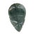 1980s Detail Carved Green Color Natural Jade Grape Fruit on Leaf Pendant For Sale - Image 5 of 8