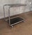 Vintage Italian Chrome Bar Cart For Sale - Image 4 of 10