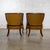Mid-20th Century French Country Louis XV or Bergere Style Pair Low Backed Chairs With Cane Wingbacks by Fairfield Chair For Sale - Image 11 of 18