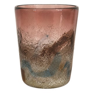 Ryukyu Bubble Glass Tumblers by Seiichiro Inamine, Set of 2 For Sale