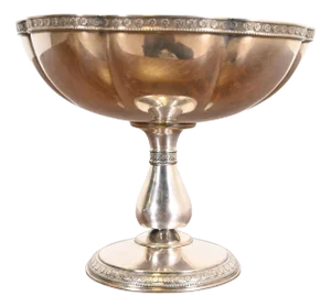 Tiffany & Co. Antique Silver Pedestal Fruit Bowl or Center Bowl